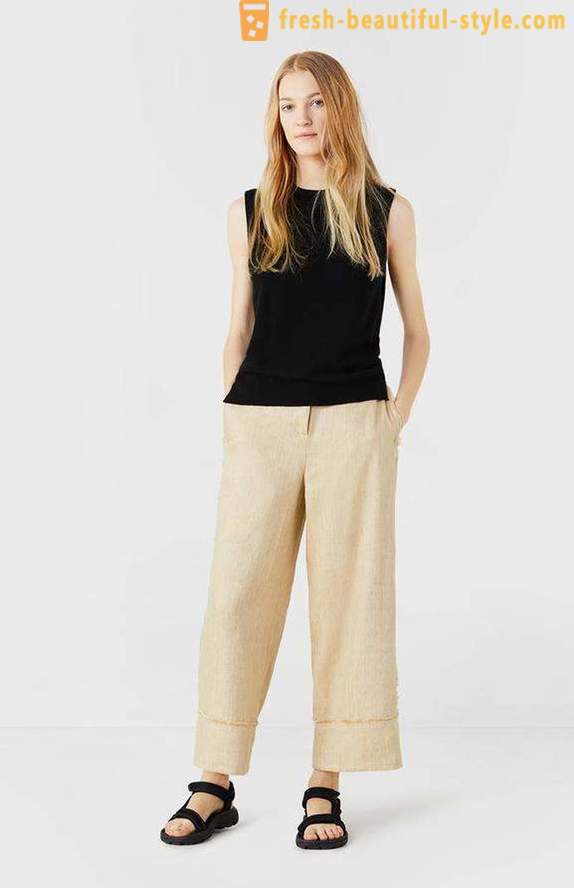 Pantalones anchos mujeres: fotos, descripción de los modelos, lo que debe llevar?