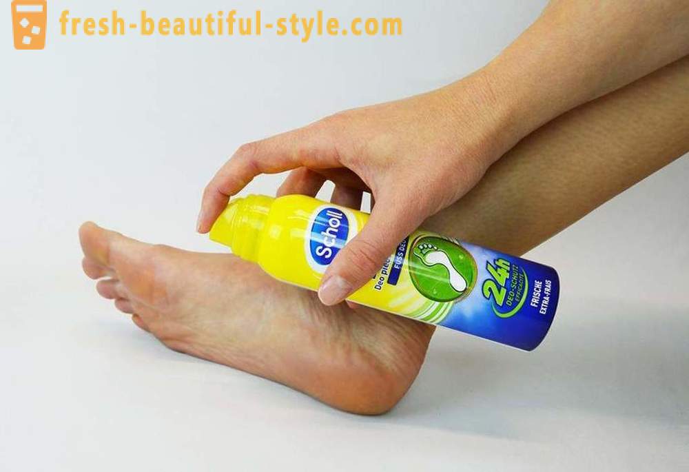 Desodorante para los pies: una visión general, las características y las recomendaciones de selección
