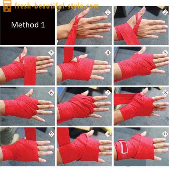 Cómo vendado las manos correctamente muñequeras