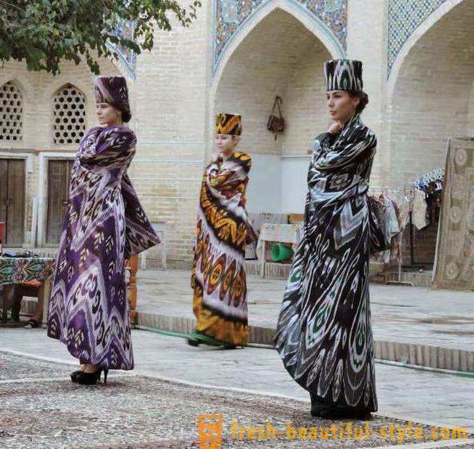 Vestidos uzbeko: rasgos distintivos