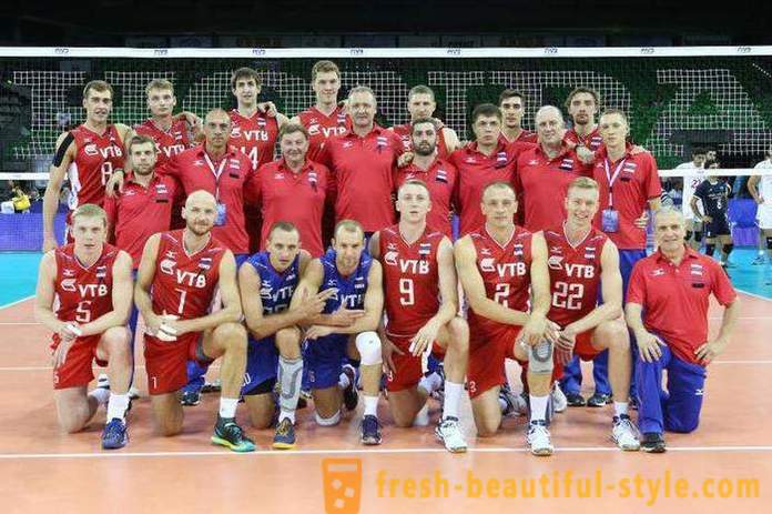 Ruso equipo de voleibol: la composición, registros y logros