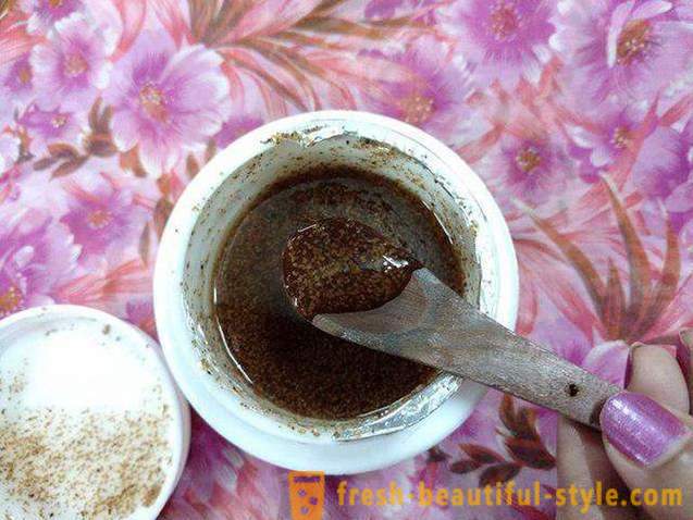 Frote las manos con sus propias manos - recetas. posos de café matorrales en el hogar. exfoliante de azúcar
