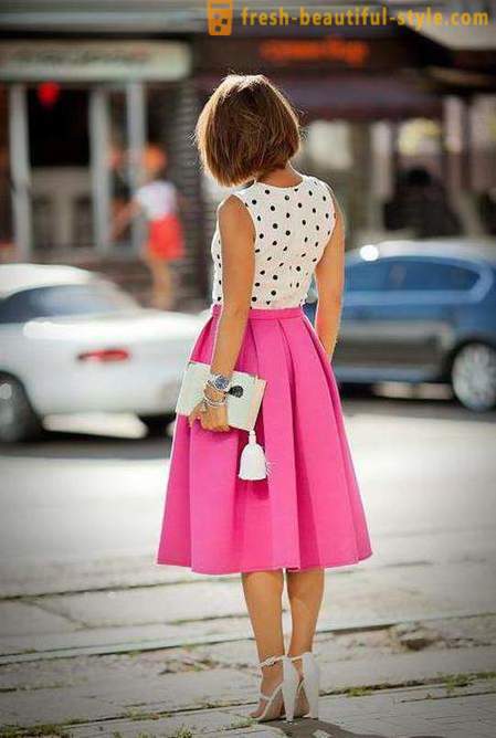 Por lo que para llevar rosa Tips falda estilistas