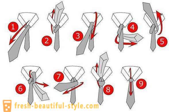 Cómo atar un nudo de corbata Windsor