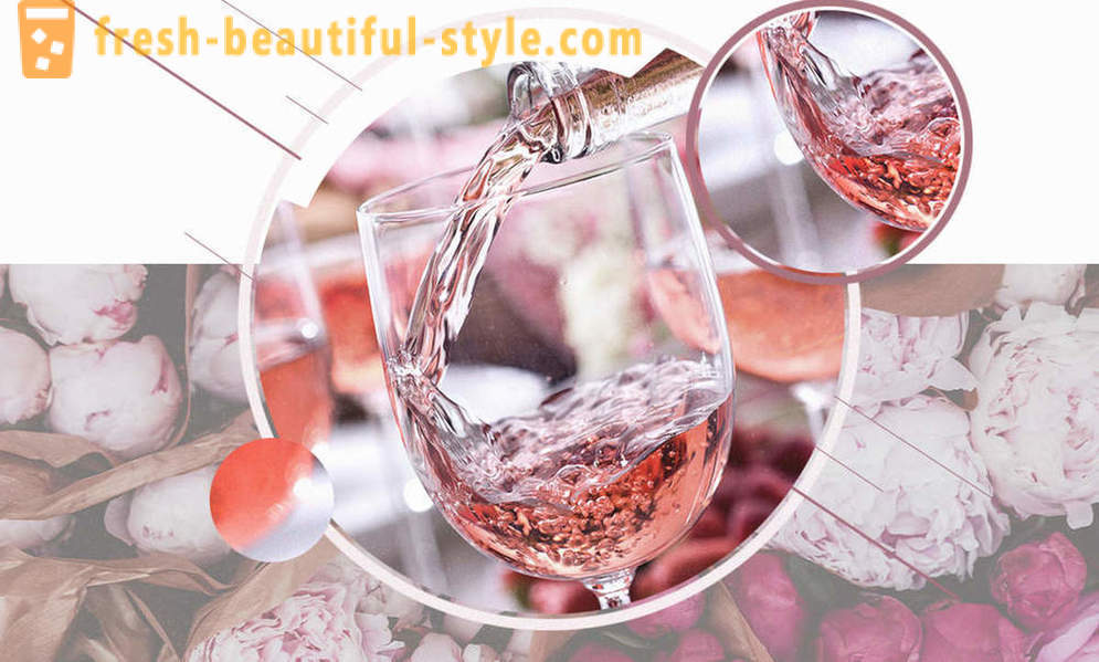 Verano en el vaso 7 de hechos de vino rosado
