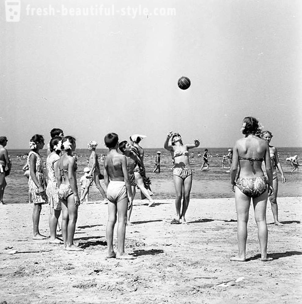 Vacaciones en la playa en la Unión Soviética