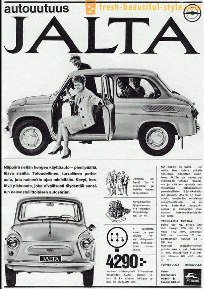 Curiosidad sobre el coche más pequeño Soviética