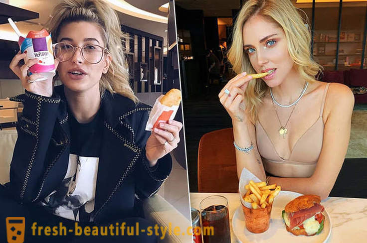 Las celebridades que aman la comida rápida