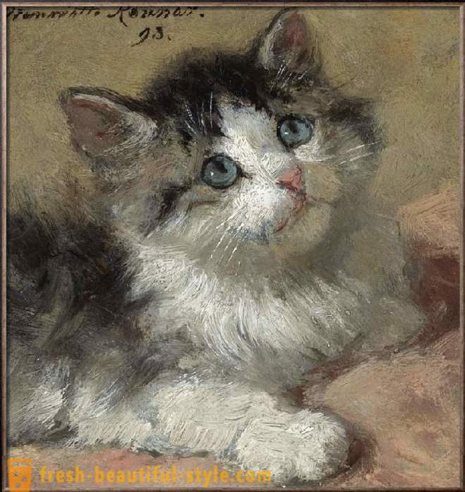 Top 6 pinturas más caras con gatos