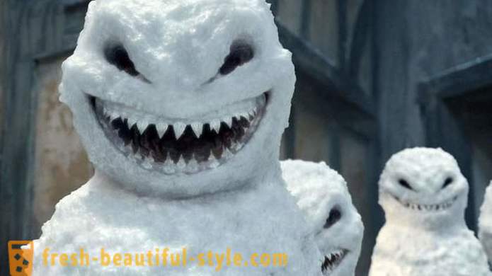 Héroe de nieve: cómo había muñecos de nieve