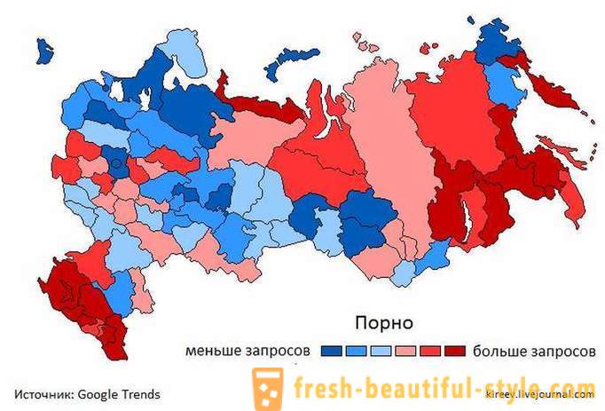 Vergüenza y desgracia geográfica: donde en Rusia la mayor cantidad de Google 