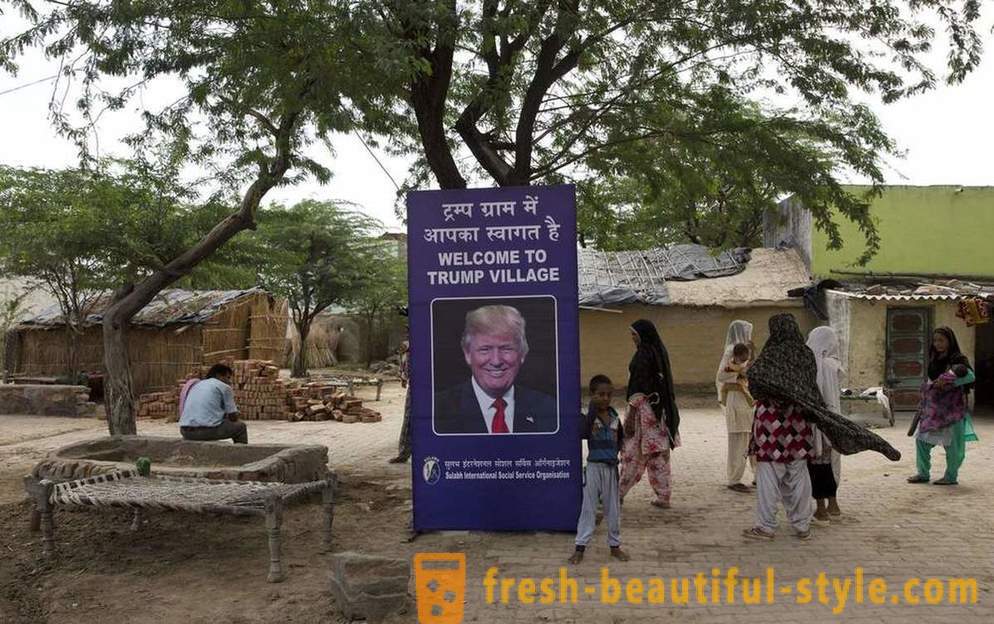Village lleve el nombre de Trump a cambio de inodoros