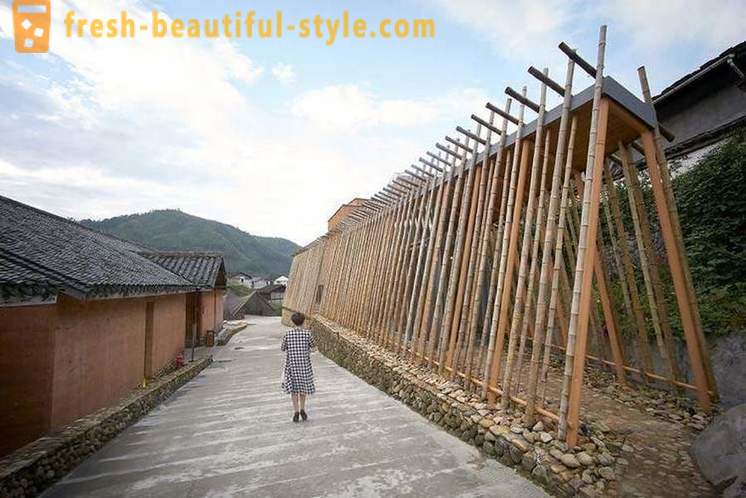 China ha construido la ciudad de bambú