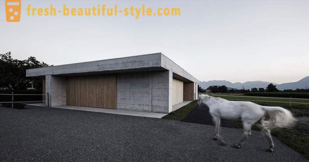 Diseño de la clínica veterinaria para caballos en Austria