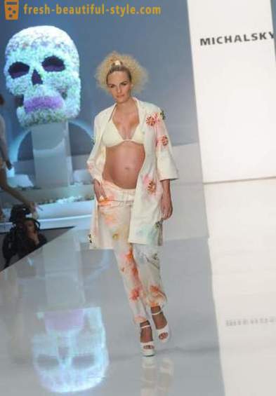 Contaminarse en una posición interesante: Irina Shayk y otro modelo embarazada que audazmente subió al podio