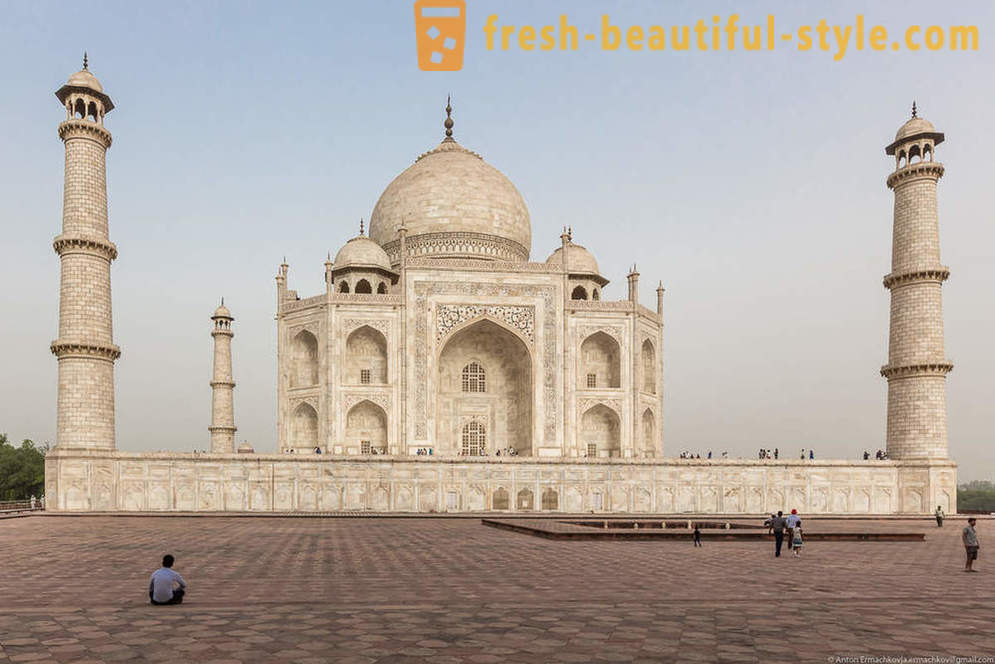 Una breve parada en la India. Increíble Taj Mahal
