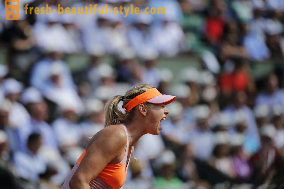 Error desafortunado de María Sharapova, su carrera vacilante