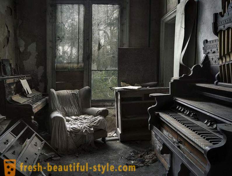 Fading belleza de los lugares abandonados