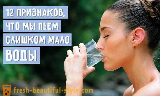 12 señales de que bebemos muy poca agua
