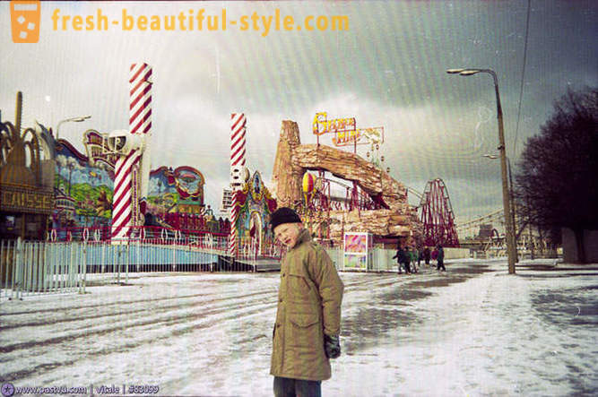 Caminar en Moscú en 1995