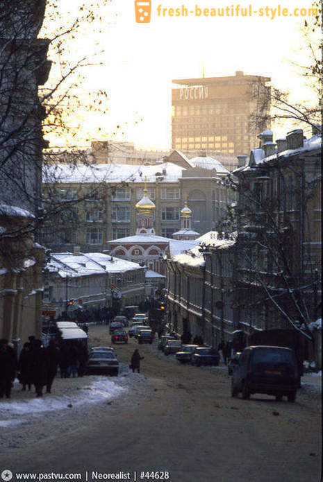 Caminar en Moscú en 1995
