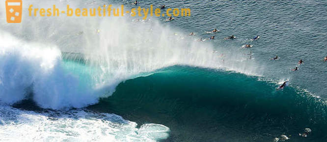 5 spots de surf más famosos, donde las olas gigantes legendarios vienen