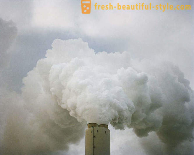 La belleza de las emisiones industriales