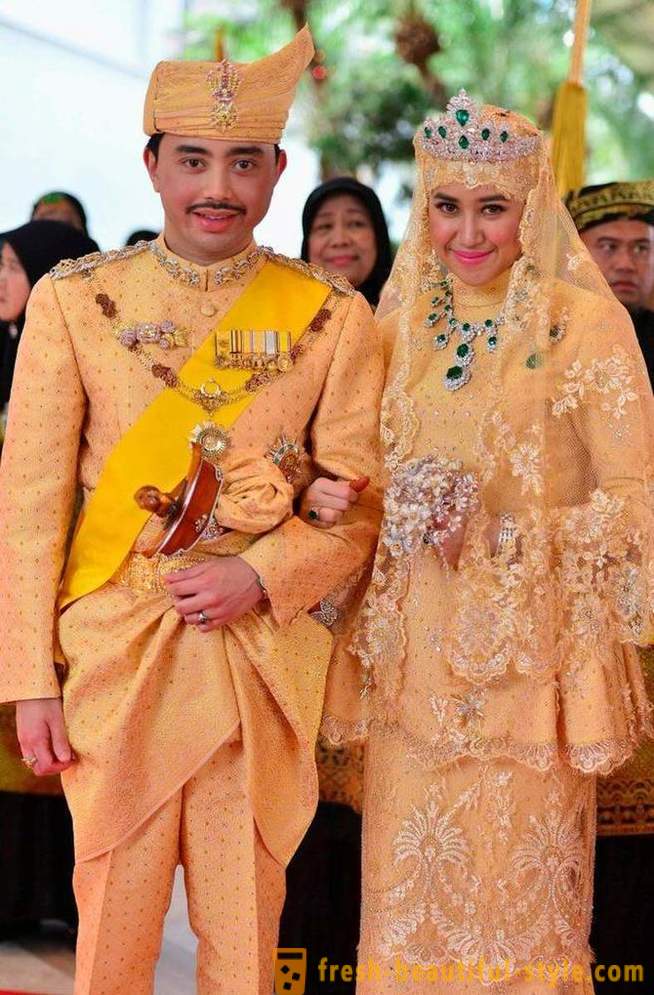 Boda de lujo del futuro sultán de Brunei