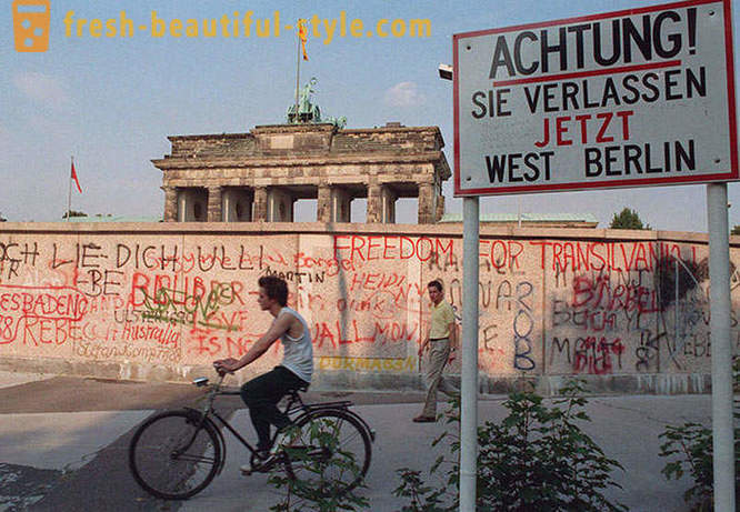 La caída del muro de Berlín