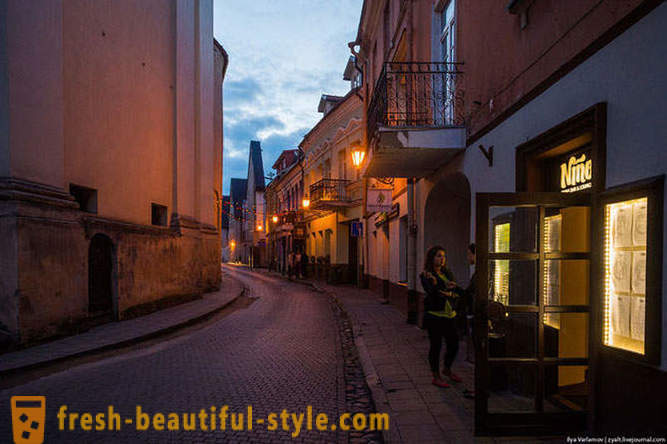 Caminar a través de las buenas y malas Vilnius