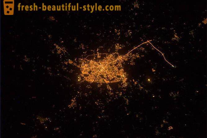 Ciudades noche desde el espacio - las últimas fotos de la ISS