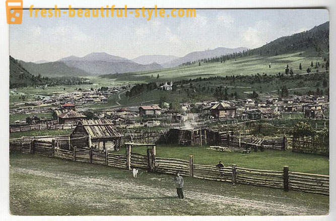 Montañas de Altai de Rusia pre-revolucionaria