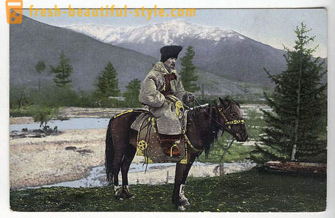Montañas de Altai de Rusia pre-revolucionaria