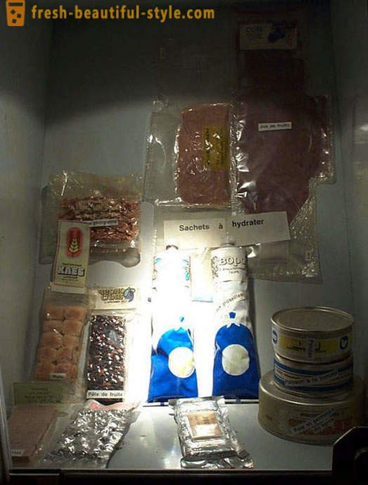 Alimentos en tubos para cosmonautas soviéticos