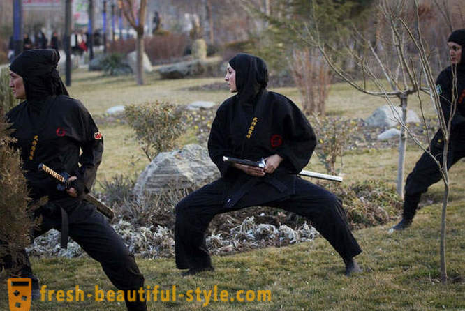 Ninjas femeninas iraníes