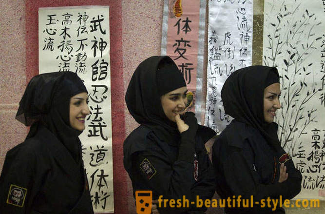 Ninjas femeninas iraníes