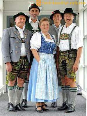 Trajes nacionales alemanes para hombres, mujeres y niños. prendas étnicas