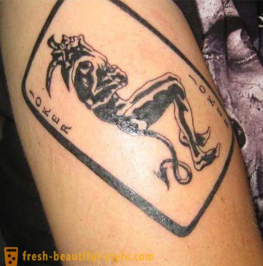 Joker de tatuaje: símbolos y fotos