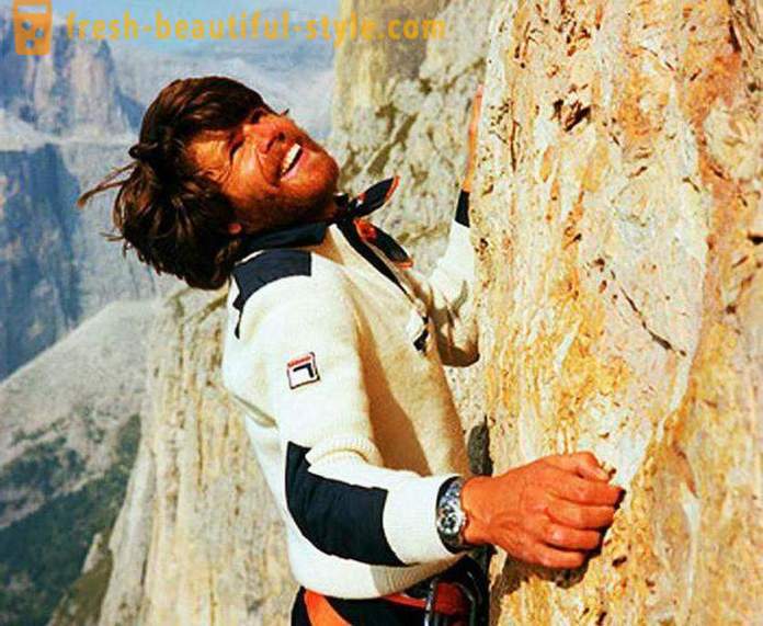 Leyenda del alpinismo Reinhold Messner: biografía