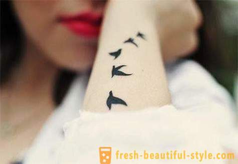 Género Minimalismo: tatuaje en este estilo