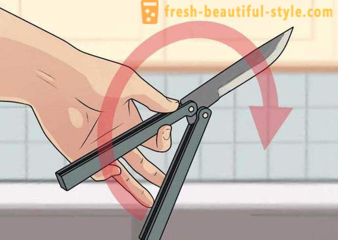 Cómo torcer la mariposa cuchillo: consejos y trucos