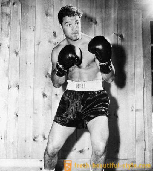 Boxeador Rocky Marciano: biografía y fotos