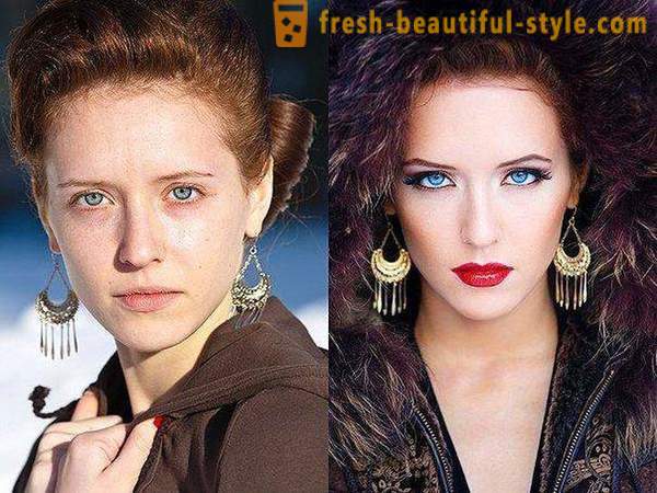 Antes y después: el maquillaje como un medio para cambiar la apariencia