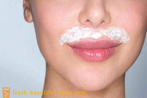 Cómo limpiar las arrugas en el labio superior en cosmetología?