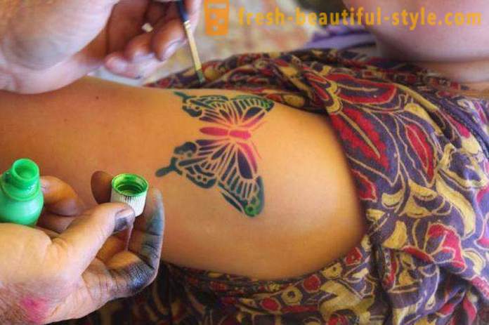 Los tatuajes temporales de 3 meses sin el uso de henna y su aplicación