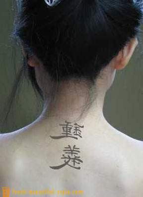 Los caracteres chinos: Los tatuajes y su significado
