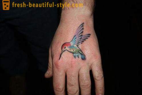 Hummingbird tatuaje - un símbolo de vitalidad y energía