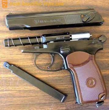 Makarov pistola neumática: Especificaciones