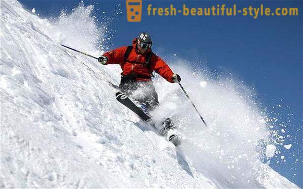 Esquí. Equipo y las reglas del esquí esquí alpino