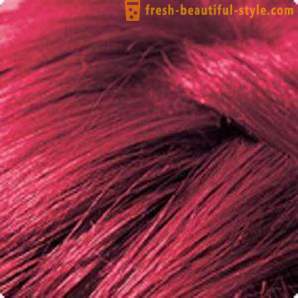Carmesí Color del pelo: pros y contras